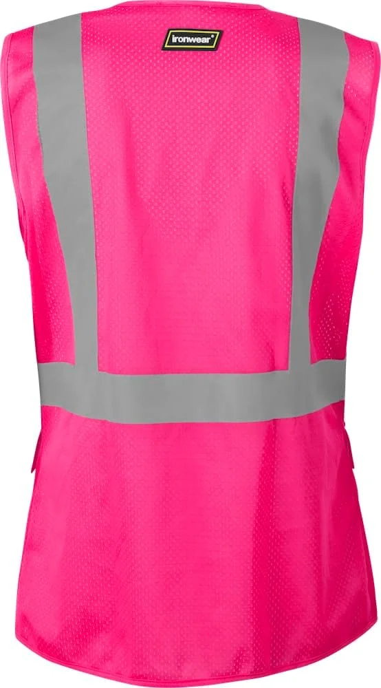 جلیقه ایمنی دید بالا زنانه Ironwear 1130