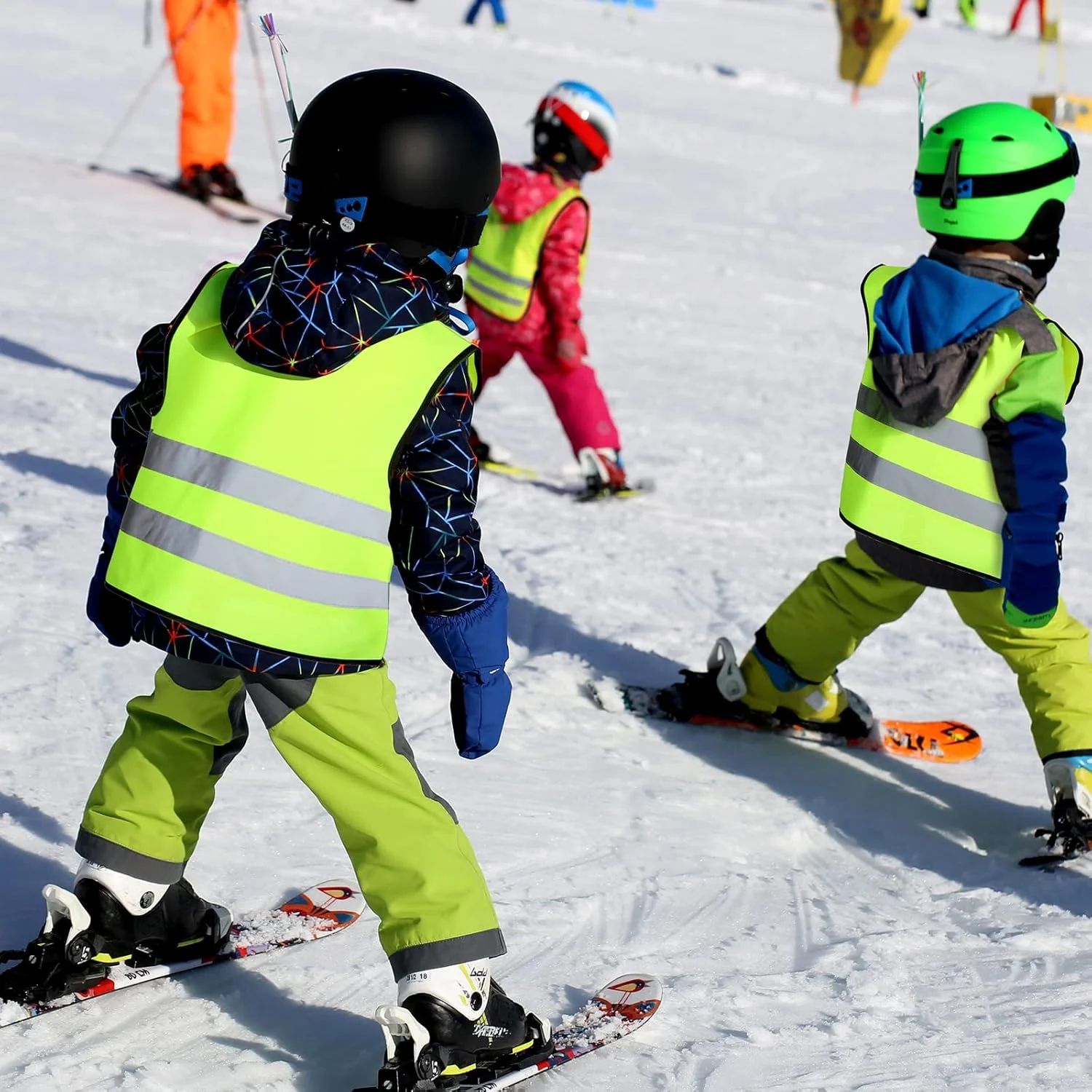 یونییتایپ 10 جلیقه ایمنی کودکانه، جلیقه بازتابنده دید بالا برای کودکان، جلیقه ساخت و ساز کودکان برای دوچرخه سواری و دویدن یونییتایپ 10 جلیقه ایمنی کودکانه، جلیقه بازتابنده دید بالا برای کودکان، جلیقه ساخت و ساز کودکان برای دوچرخه سواری و دویدن