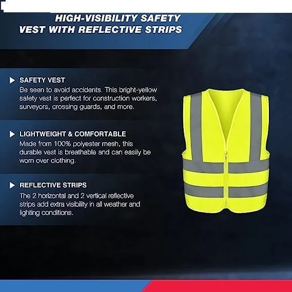 SAFETY VESTS LARGE SIZES 4XL-6XL