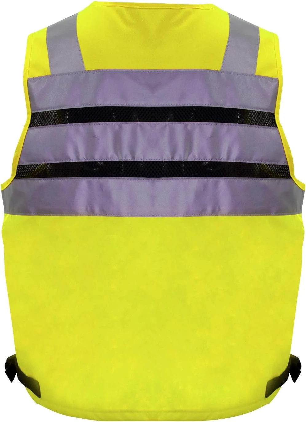 جلیقه ایمنی راه راه بازتابنده 3M، جلیقه بافتنی زرد دید بالا با 10 جیب، لباس کار ساختمانی روشن برای مردان و زنان.