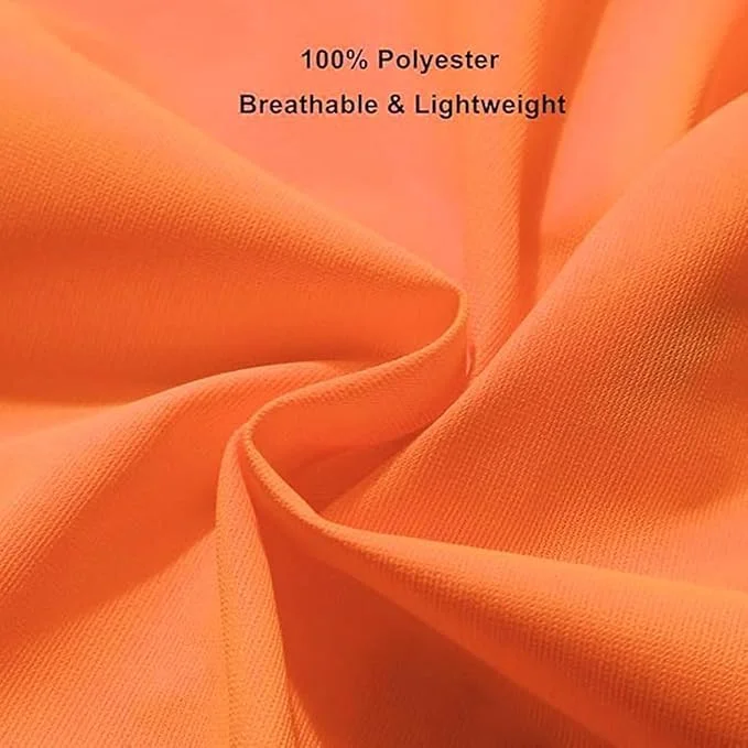 جلیقه ایمنی بازتابنده DXB Gadgets، دید بالا، تنفس پذیر، ژاکت هشدار روز و شب با زیپ و 5 جیب برای ساخت و ساز، ترافیک، ایمنی دوچرخه سواری