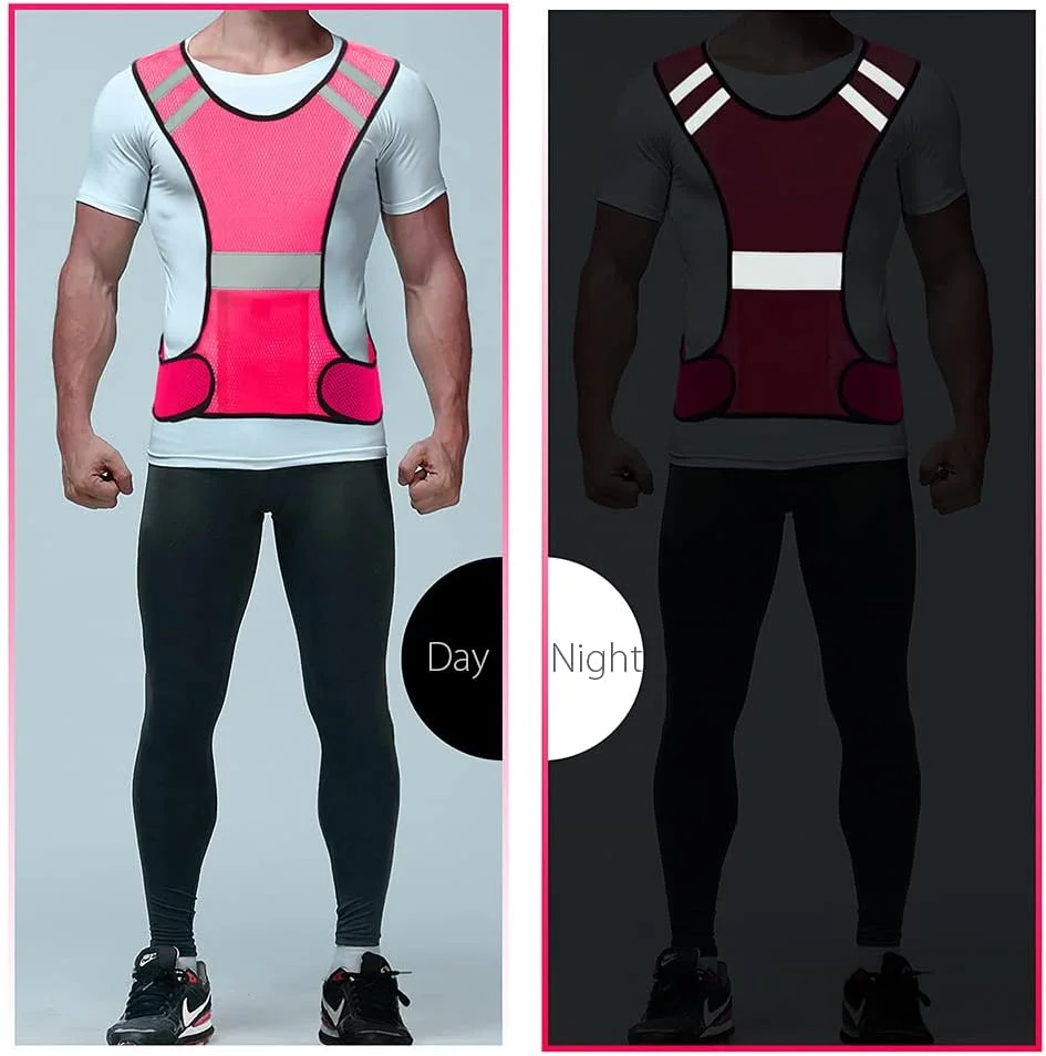 جلیقه ایمنی Cici، جلیقه بازتابنده با دید بالا برای دویدن در شب یا بازتابنده نور دوچرخه سواری