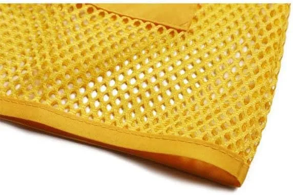 جلیقه ایمنی آکیف، جلیقه ساختمانی بازتابنده با دید بالا برای مردان، (سبز 2، XXXXXL)