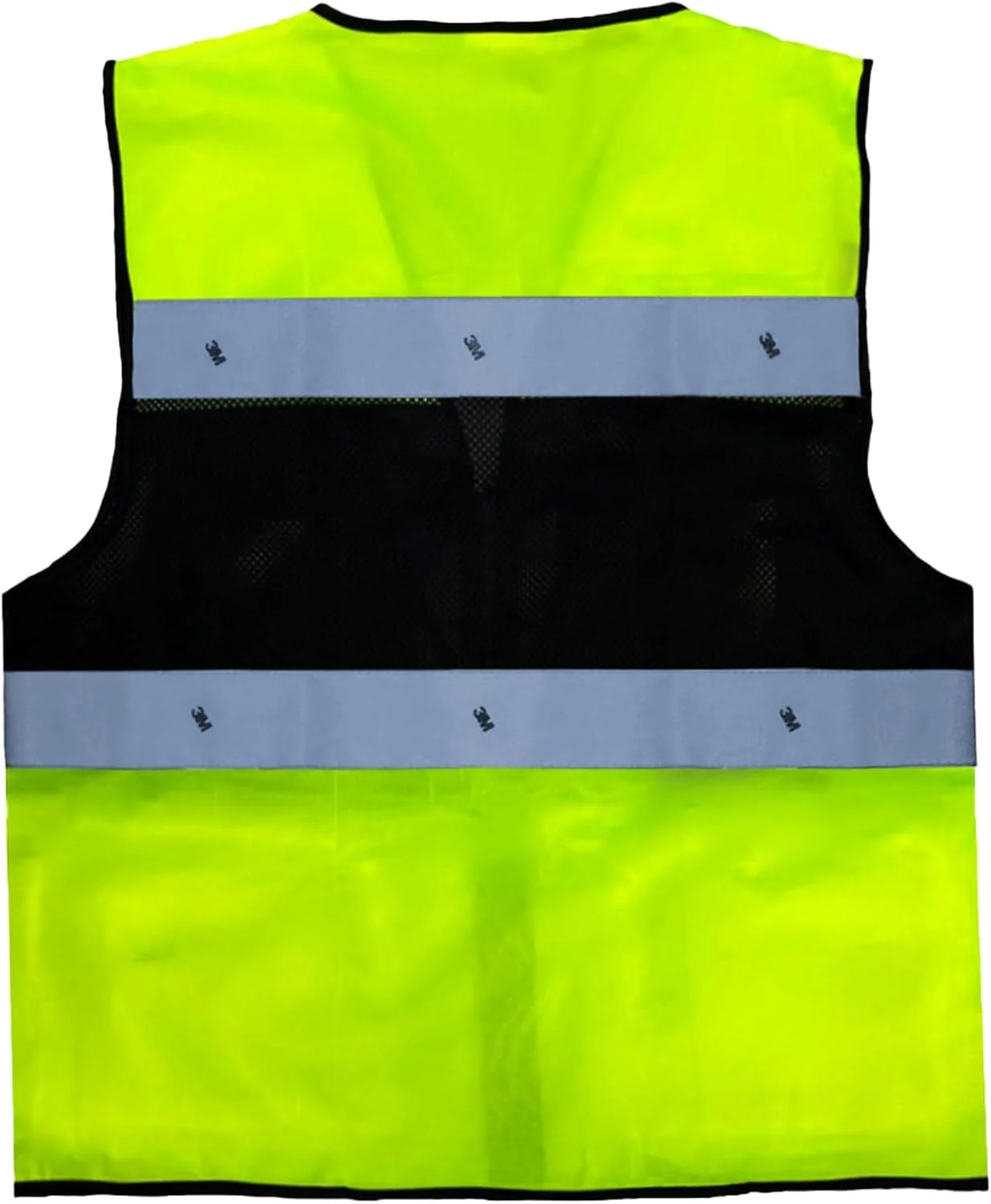 جلیقه ایمنی بازتابنده دید بالا Remart® "3M" مدل 029 مناسب مدیران، دارای جیب های سه بعدی چندگانه، دو جیب بزرگ سه بعدی با درپوش و زیپ