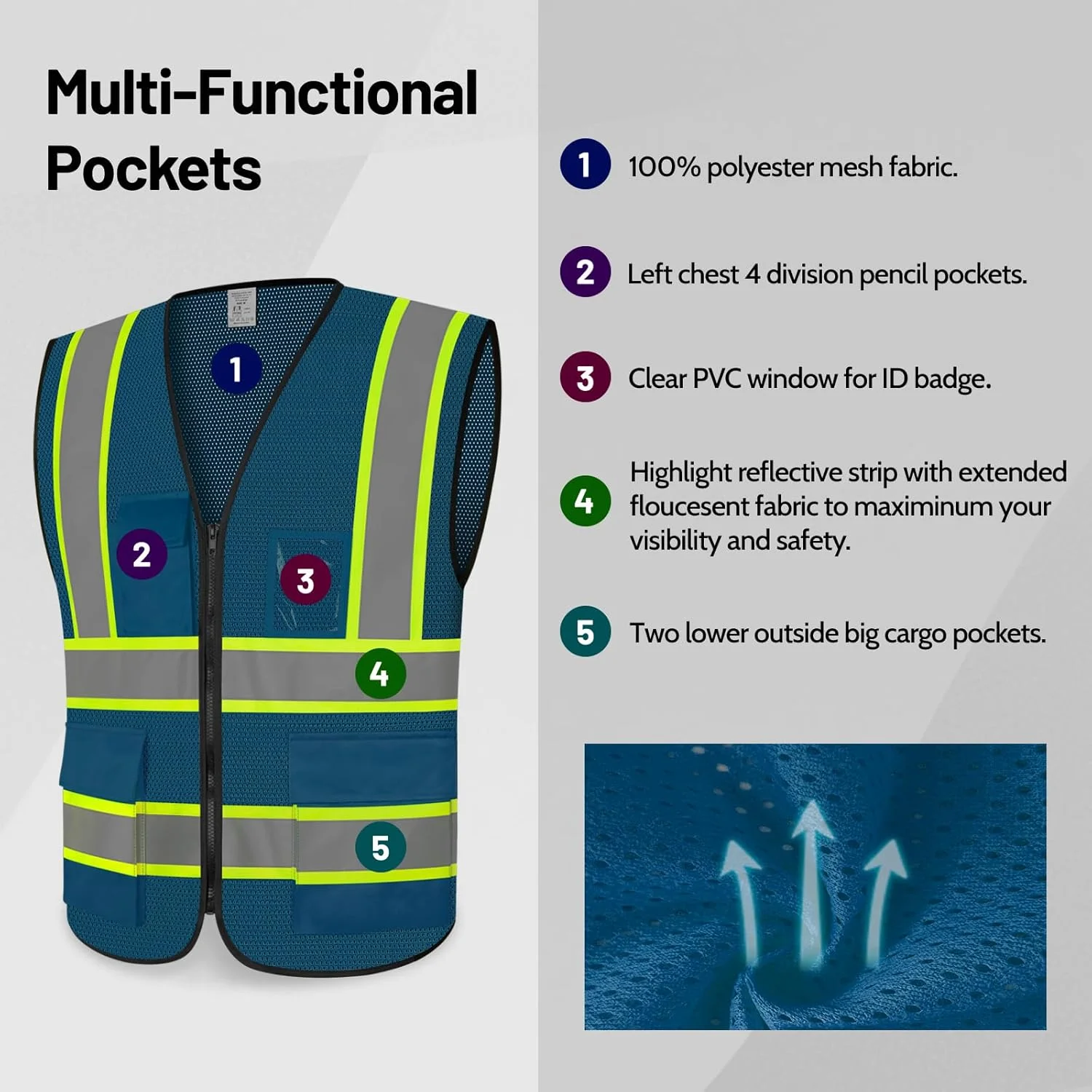 جلیقه ایمنی مردانه LIZMOF