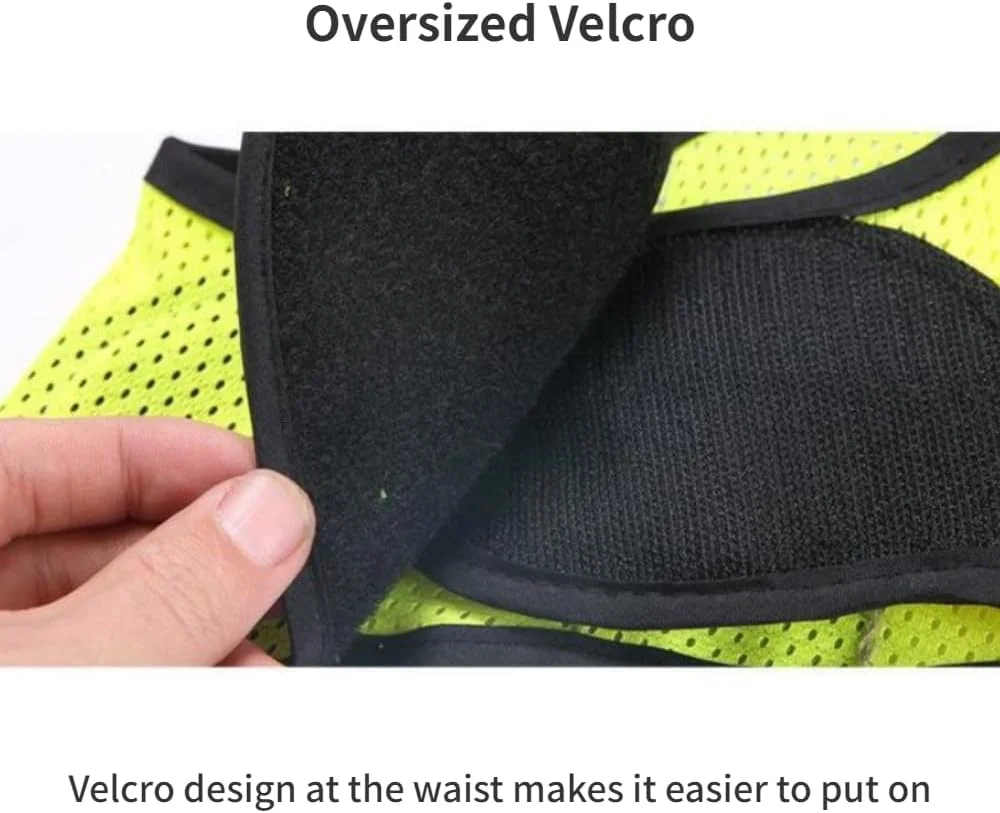 جلیقه ایمنی شب نما SSDH مناسب کار ساختمانی برای آقایان و بانوان