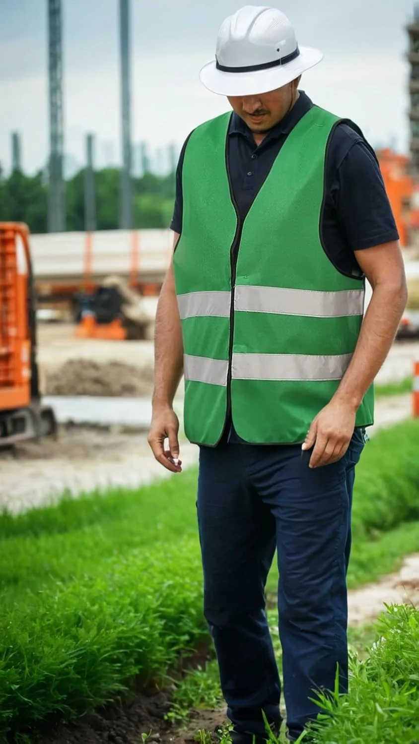 ست 5 عددی جلیقه ایمنی نئون با نوارهای بازتابنده برای دویدن، کنترل ترافیک، ساخت و ساز، نقشه برداری و امنیت - تنفس پذیر، بادوام، سایز جهانی (سبز چمنی) ست 5 عددی جلیقه ایمنی نئون با نوارهای بازتابنده برای دویدن، کنترل ترافیک، ساخت و ساز، نقشه برداری و امنیت - تنفس پذیر، بادوام، سایز جهانی (سبز چمنی)