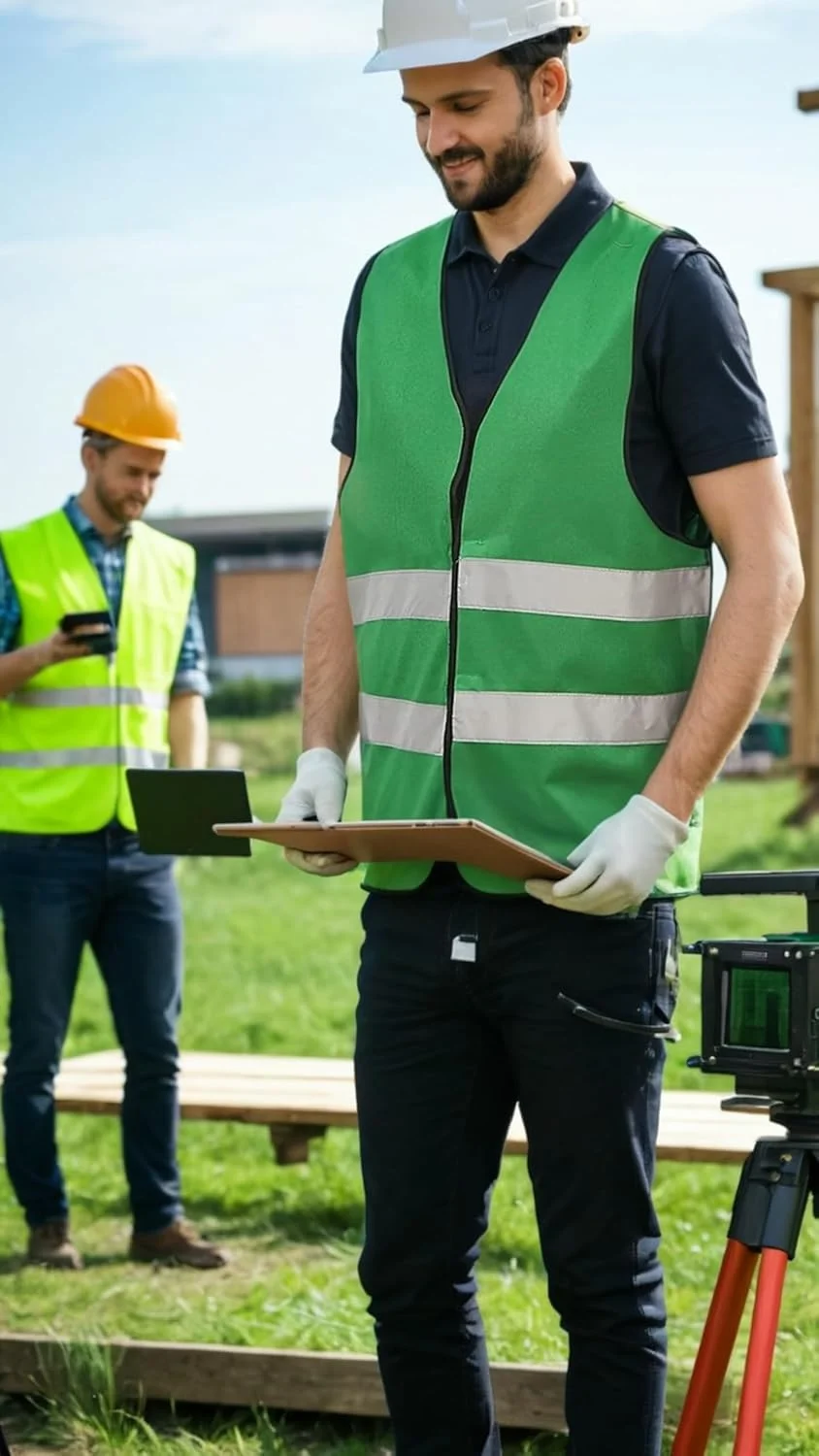 ست 5 عددی جلیقه ایمنی نئون با نوارهای بازتابنده برای دویدن، کنترل ترافیک، ساخت و ساز، نقشه برداری و امنیت - تنفس پذیر، بادوام، سایز جهانی (سبز چمنی) ست 5 عددی جلیقه ایمنی نئون با نوارهای بازتابنده برای دویدن، کنترل ترافیک، ساخت و ساز، نقشه برداری و امنیت - تنفس پذیر، بادوام، سایز جهانی (سبز چمنی)