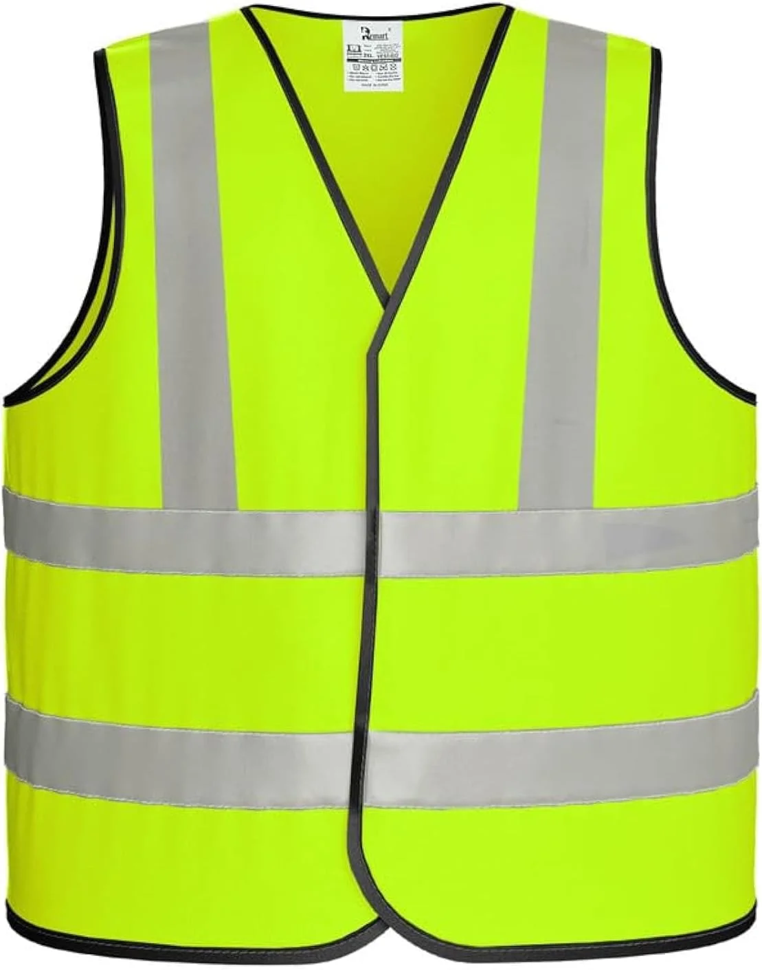 جلیقه ایمنی بازتابنده Remart، دید بالا، هشدار روز و شب، جلیقه ایمنی سنگین با چسب ولکرو