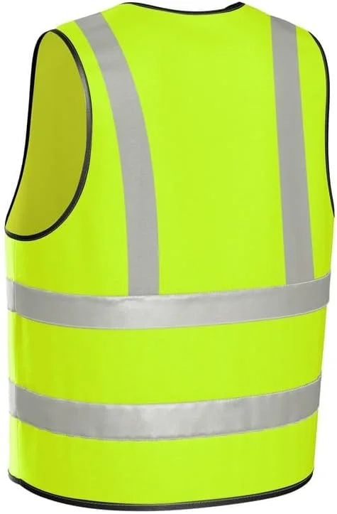 جلیقه ایمنی بازتابنده Remart، دید بالا، هشدار روز و شب، جلیقه ایمنی سنگین با چسب ولکرو