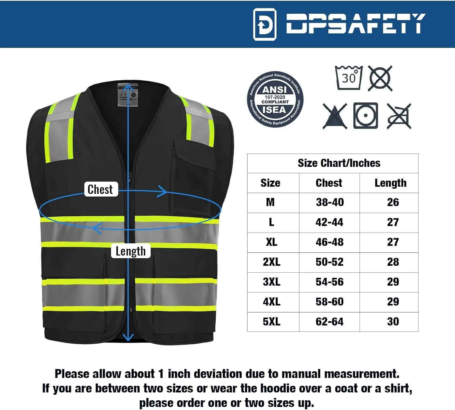 DPSAFETY, V107، مناسب بزرگسالان (آقایان و بانوان)