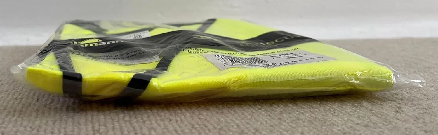 جلیقه ایمنی سالزمن 3M - جلیقه بازتابنده با دید بالا با جیب های متعدد - ساخته شده با مواد بازتابنده 3M