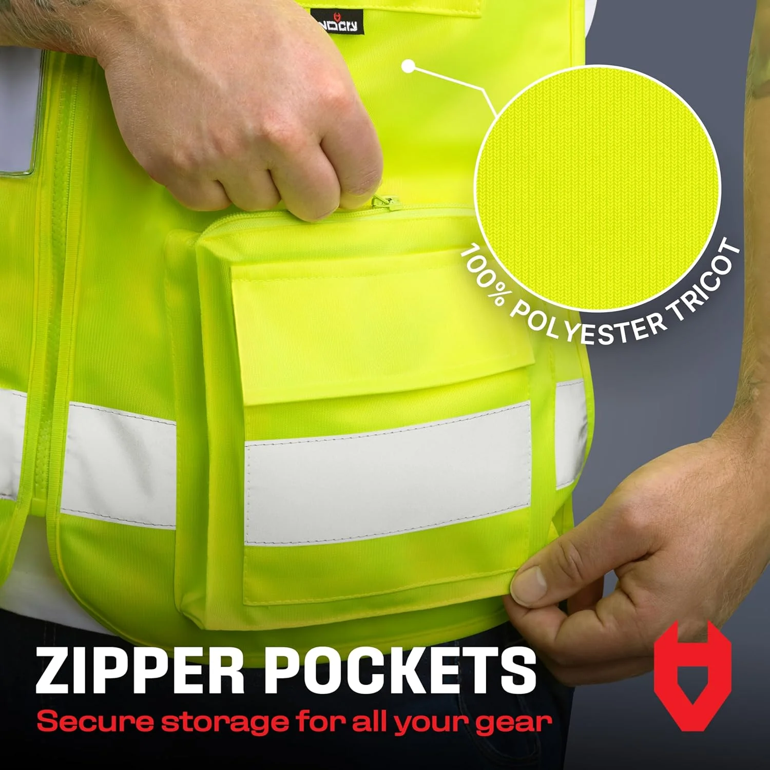 جلیقه ایمنی بازتابنده نور نوکرای