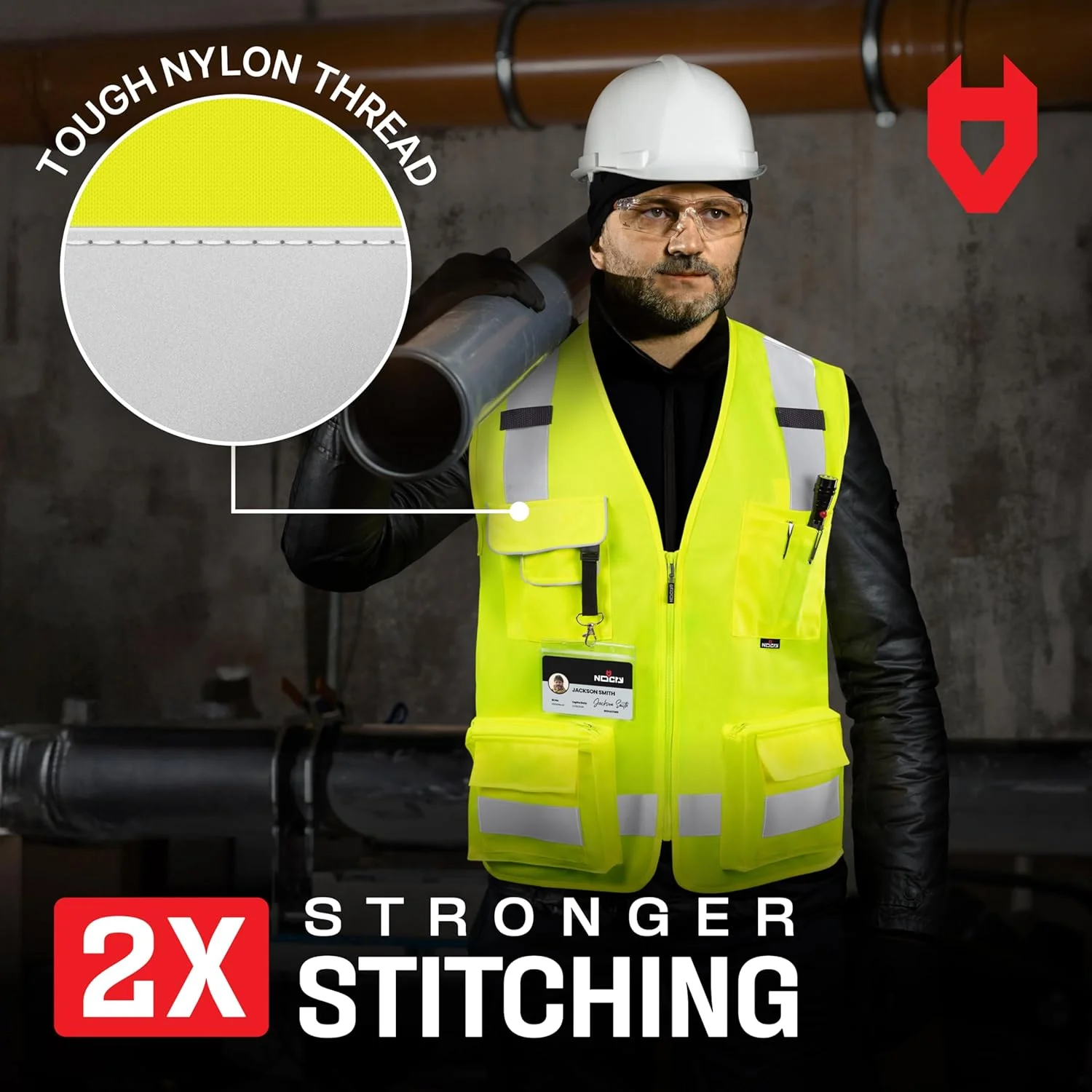 جلیقه ایمنی بازتابنده نور نوکرای