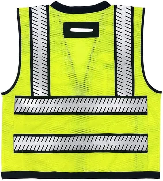 جلیقه ایمنی Remart با جیب های کاربردی و بست زیپی، جلیقه ایمنی پلی استر با دید 360 درجه بالا -027 جلیقه ایمنی Remart با جیب های کاربردی و بست زیپی، جلیقه ایمنی پلی استر با دید 360 درجه بالا -027