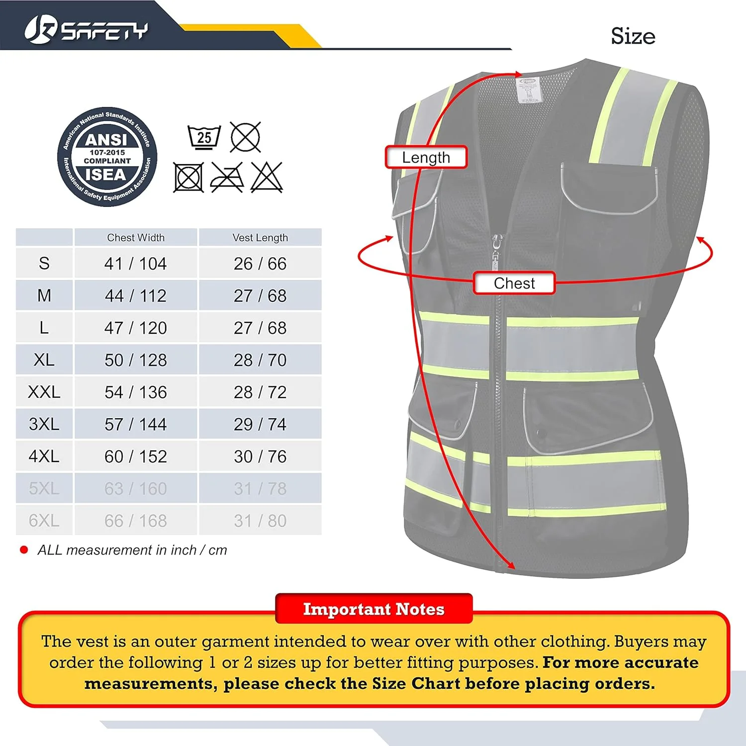 جلیقه ایمنی بازتابنده دید بالا زنانه JKSafety | بدنه رنگ نئون نوارهای بازتابنده دوخته شده سبک وزن تنفس پذیر مطابق با ANSI
