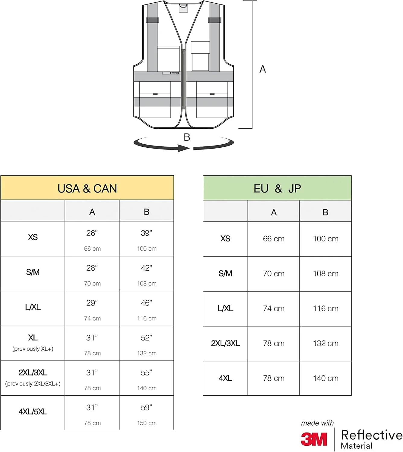 جلیقه ایمنی سالزمن یونی‌سکس