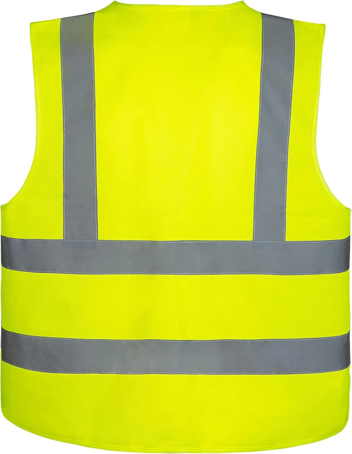 جلیقه ایمنی جلیقه بازتابنده جلیقه قابل تنظیم تجهیزات بازتابنده جلیقه ایمنی کمربند کمری جلیقه ایمنی الاستیک برای پیاده روی در فضای باز، دوچرخه سواری، قدم زدن، موتور سواری و دویدن، سبز، L