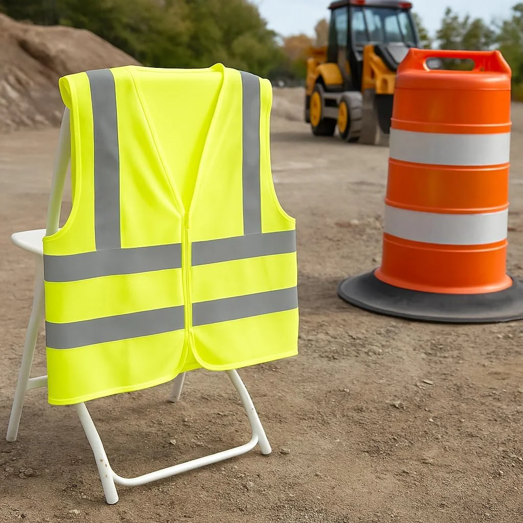 جلیقه شبرنگ فیتو - لباس کار زرد بدون آستین برای ایمنی | تجهیزات بازتابنده با دید بالا برای ساخت و ساز، ترافیک، کار در جاده، فعالیت های خارج از منزل و کار در شب، 30