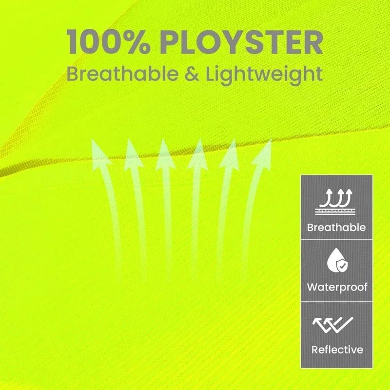 جلیقه ایمنی جلیقه بازتابنده جلیقه قابل تنظیم تجهیزات بازتابنده جلیقه ایمنی کمربند کمری جلیقه ایمنی الاستیک برای پیاده روی در فضای باز، دوچرخه سواری، قدم زدن، موتور سواری و دویدن، سبز، L