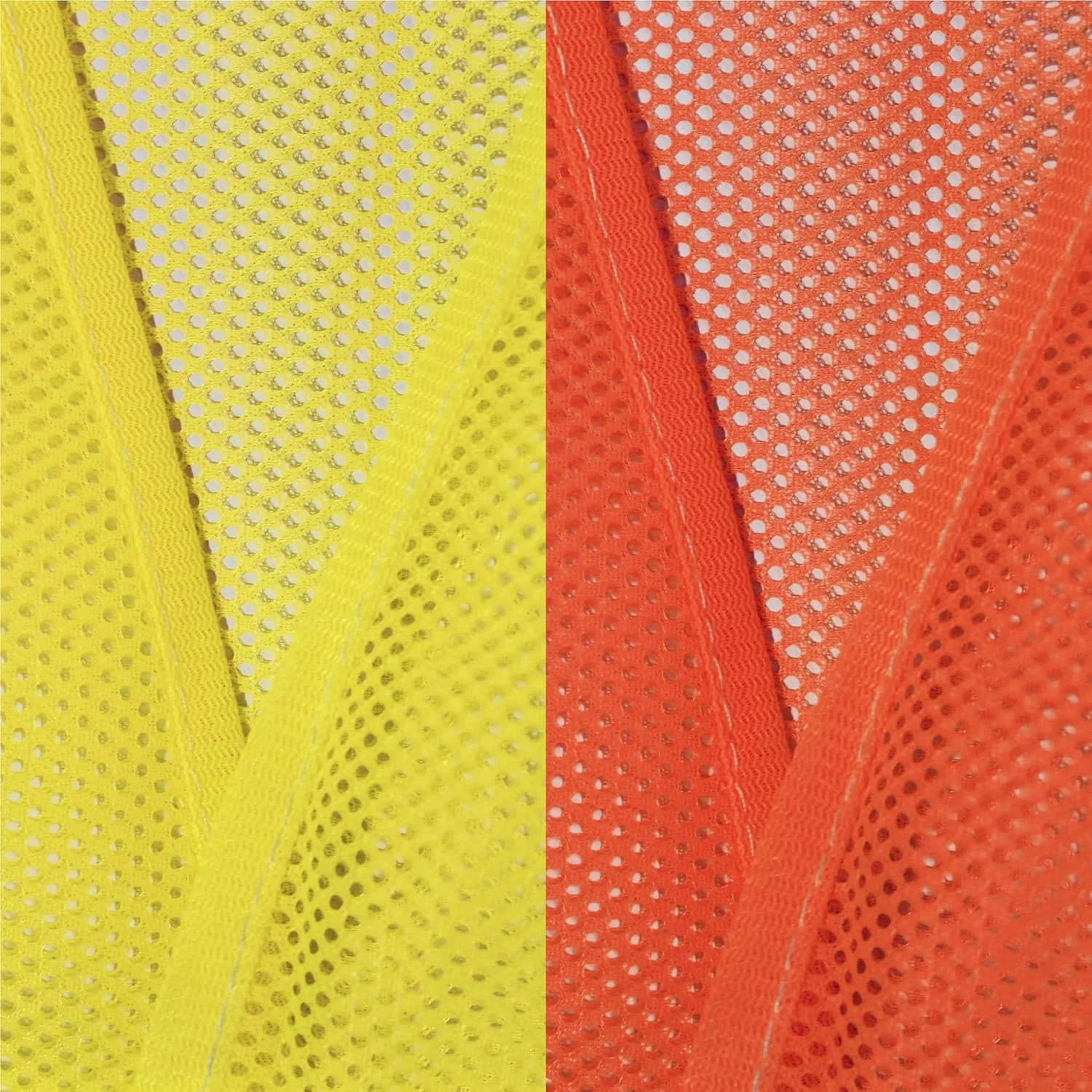 جلیقه ایمنی PeerBasics بسته عمده - بازتابنده دید بالا، مردانه زنانه، توری