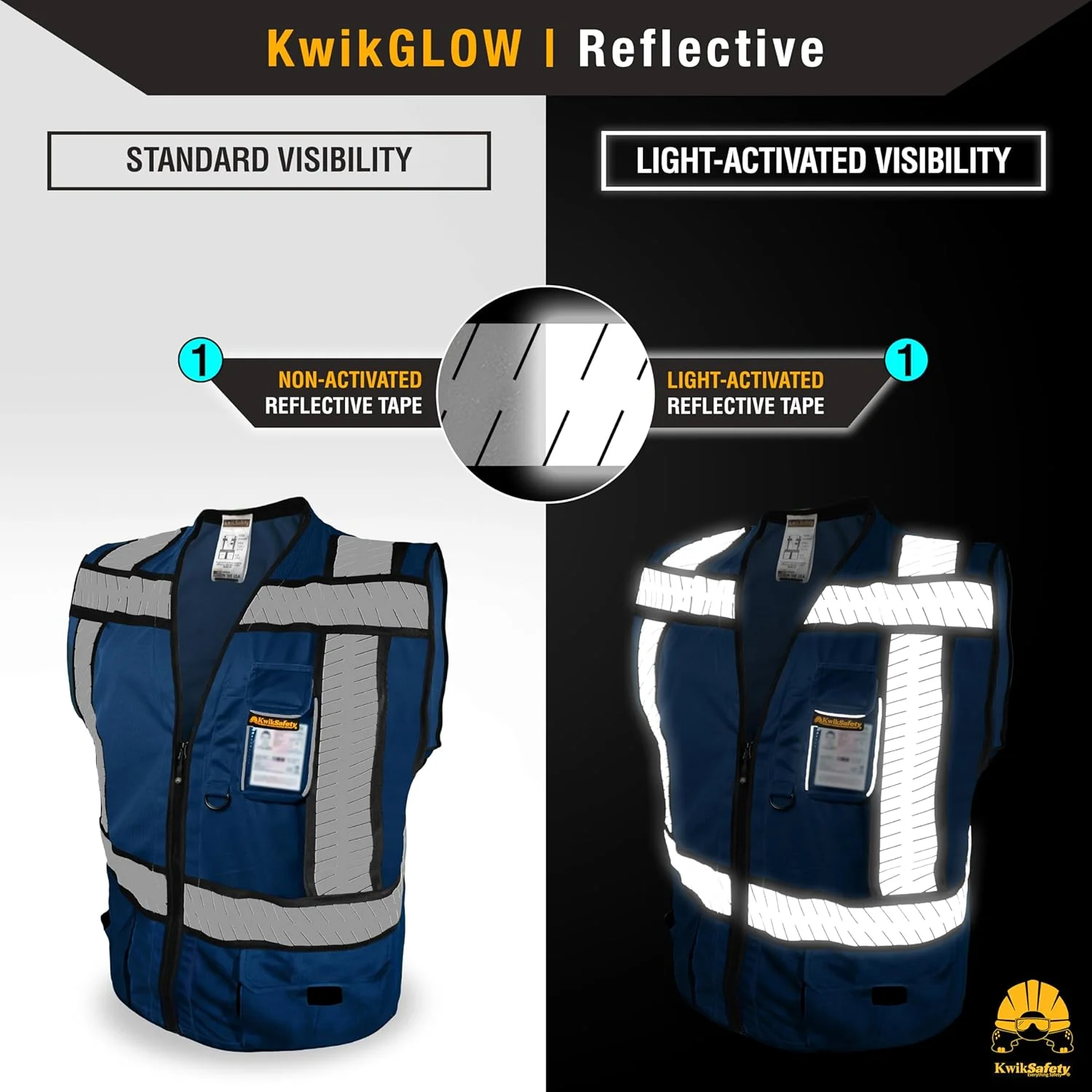 جلیقه ایمنی بزرگسال KwikSafety مدل Kwiksafety (بسته 1 عددی)