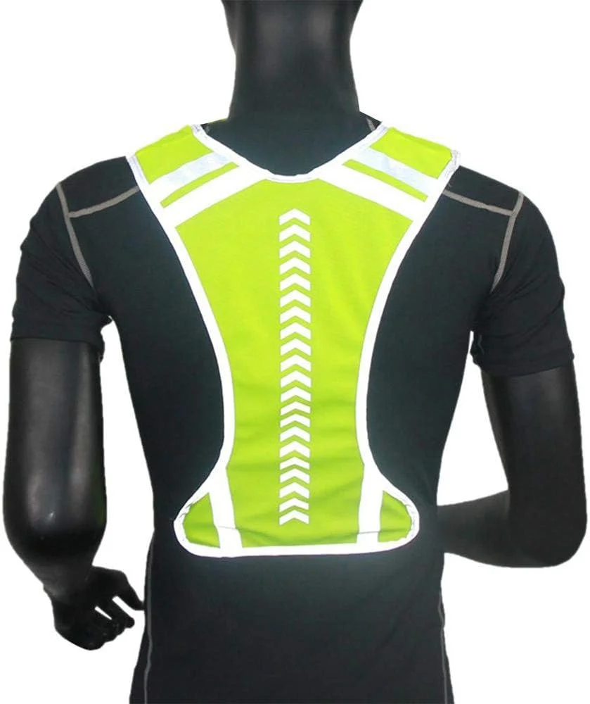 جلیقه ایمنی Dress Cici، جلیقه بازتابنده با دید بالا برای دویدن یا دوچرخه سواری در شب