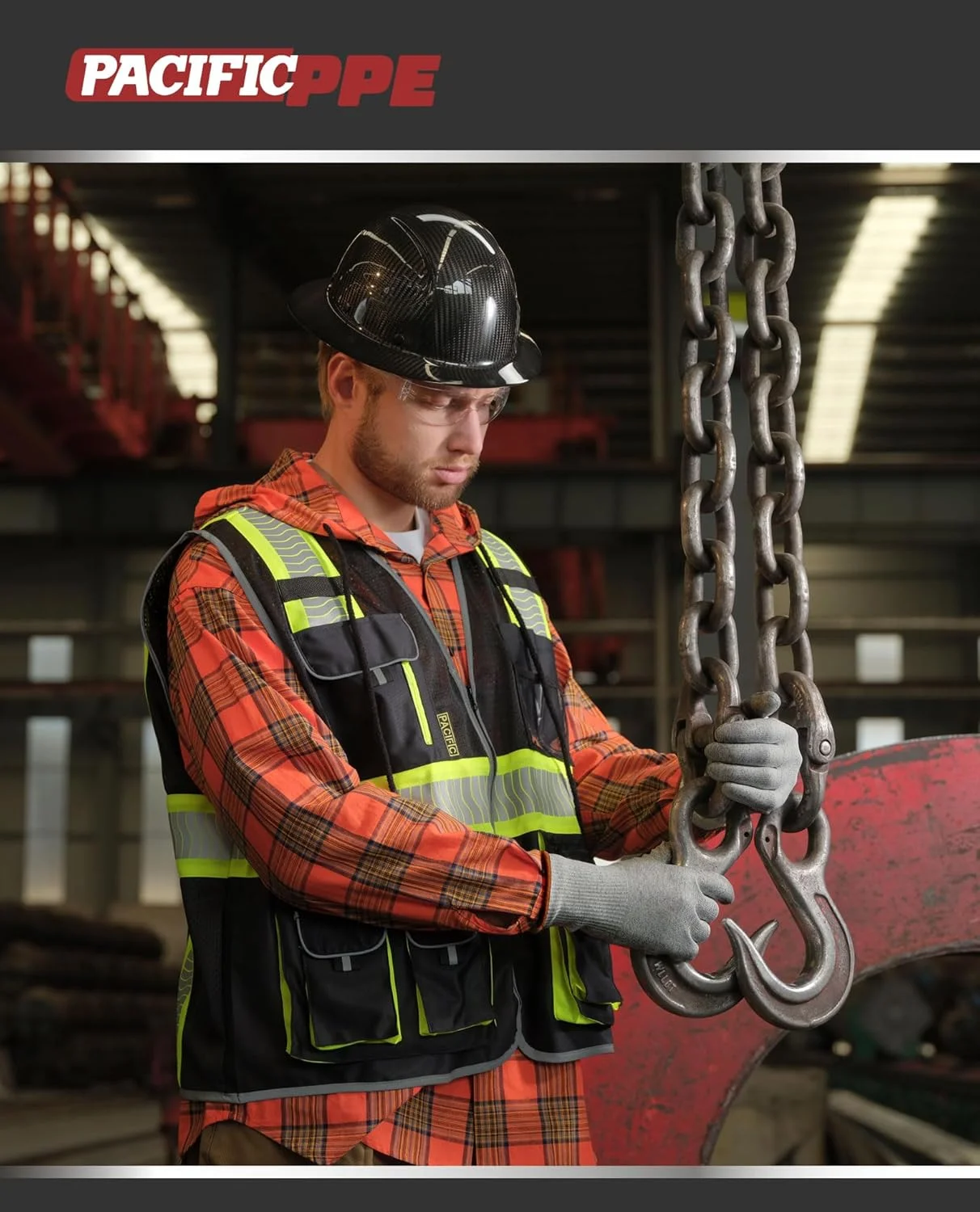 جلیقه ایمنی مردانه و زنانه PACIFIC PPE مدل Pcv205 (تک عددی)