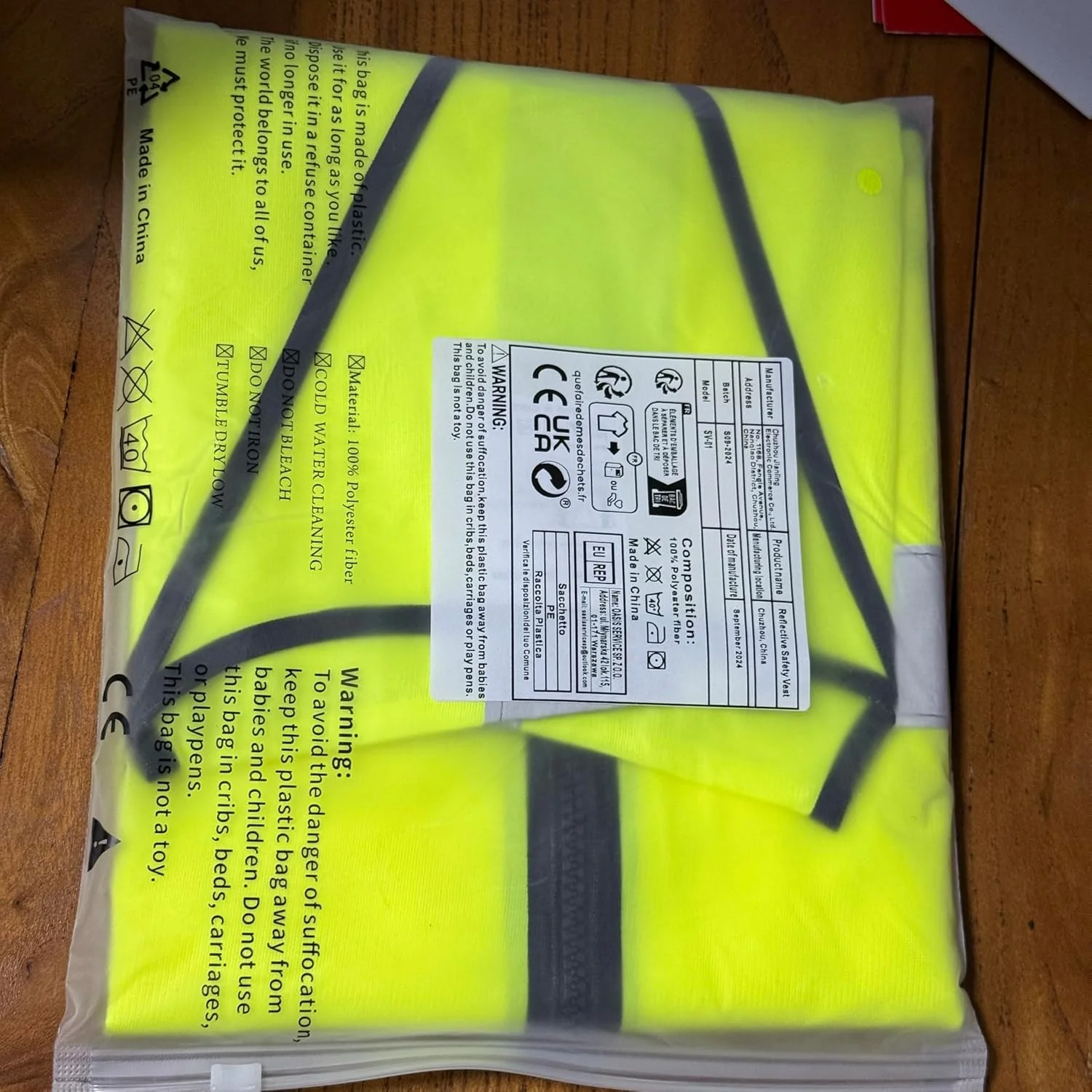 جلیقه ایمنی دید بالا سبز رنگ Akeivn مدل Unisex Regular Akeivn جلیقه ایمنی دید بالا سبز رنگ Akeivn مدل Unisex Regular Akeivn