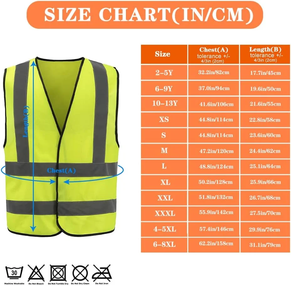 جلیقه ایمنی بازتابنده AYKRM - جلیقه دید بالا برای کار ایمنی و امنیتی جلیقه ایمنی بازتابنده AYKRM - جلیقه دید بالا برای کار ایمنی و امنیتی