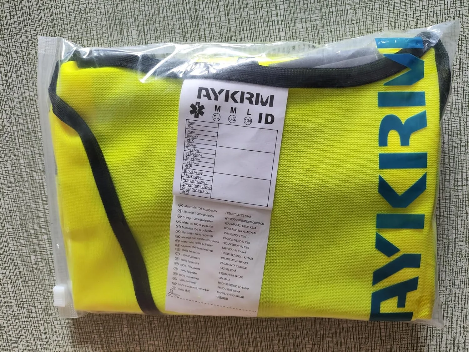 جلیقه ایمنی بازتابنده AYKRM - جلیقه دید بالا برای کار ایمنی و امنیتی جلیقه ایمنی بازتابنده AYKRM - جلیقه دید بالا برای کار ایمنی و امنیتی