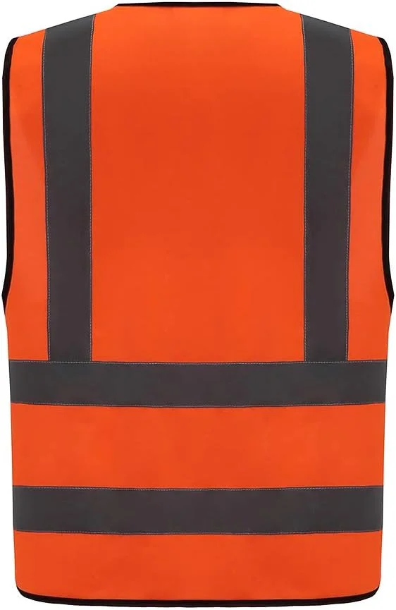 جلیقه شبرنگ ایمنی دید بالا AYKRM، دوازده رنگ انتخابی، مناسب برای کارهای اجرایی (XS-8XL)