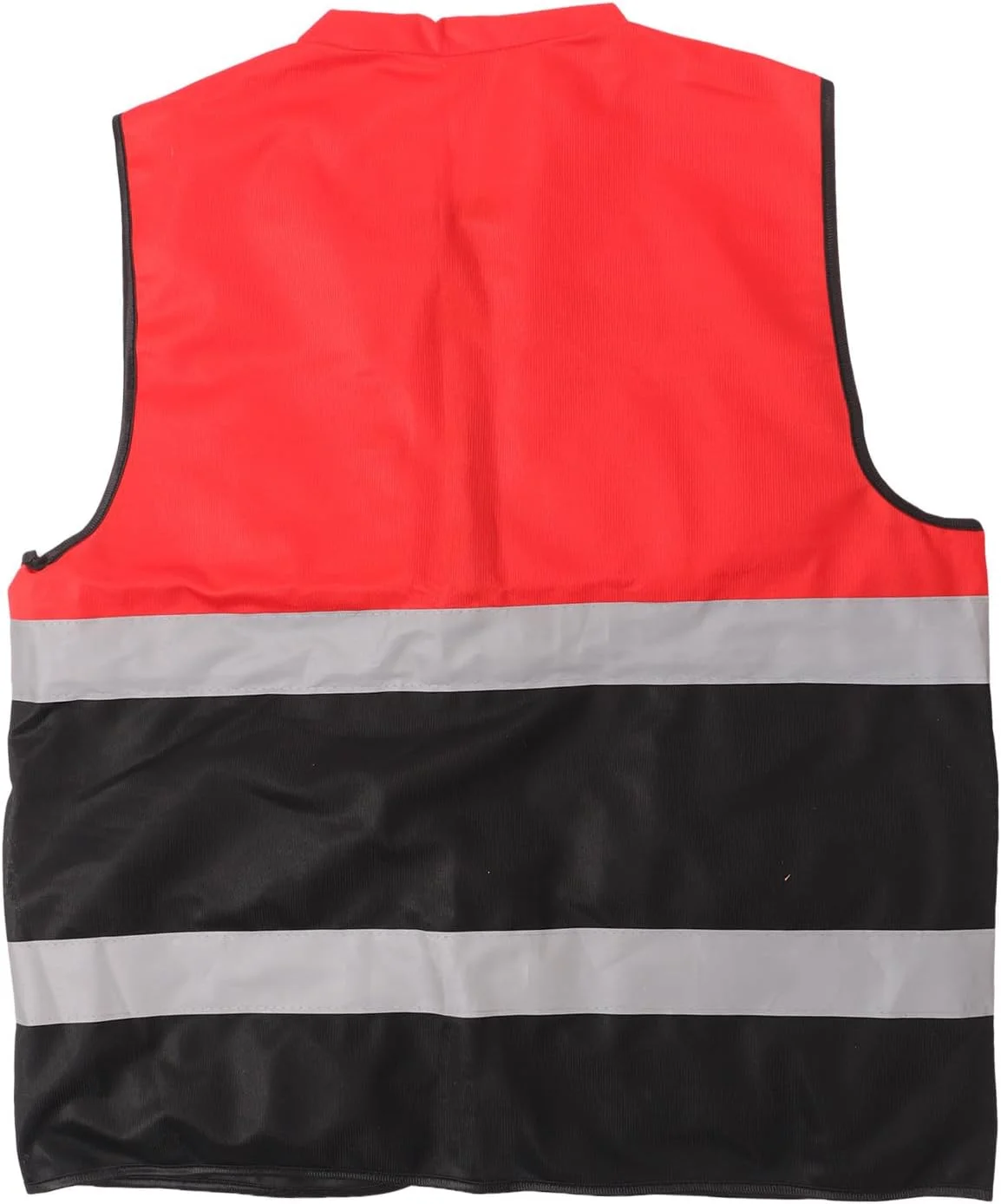 جلیقه کار بازتابنده ایمنی داوز، جلیقه کار ساختمانی دید بالا با رنگ قرمز و مشکی و جیب های متعدد برای معدنچیان و کارخانه