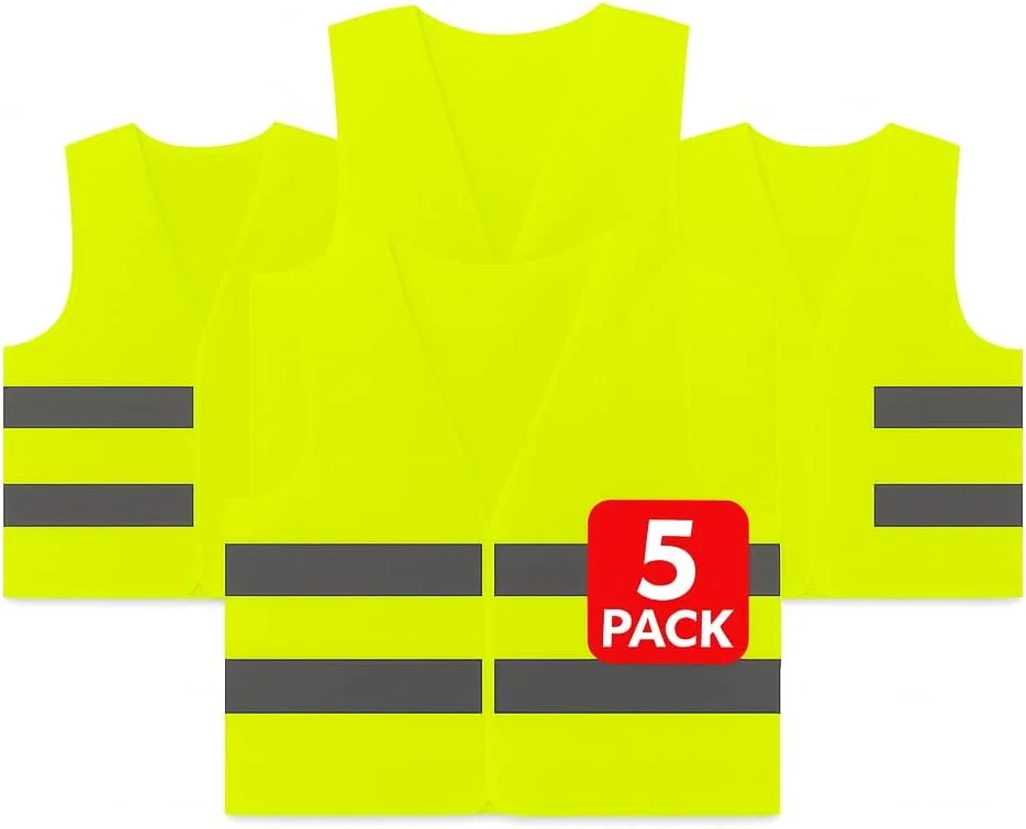 جلیقه ایمنی بازتابنده مدار سبز، بسته 5 عددی، توری سبک وزن دید بالا برای مردان و زنان، ژاکت های تنفسی Hi Vis با نوارهای 360 درجه، ایده آل برای ساخت و ساز، کنار جاده، انبار، دوچرخه سواری جلیقه ایمنی بازتابنده مدار سبز، بسته 5 عددی، توری سبک وزن دید بالا برای مردان و زنان، ژاکت های تنفسی Hi Vis با نوارهای 360 درجه، ایده آل برای ساخت و ساز، کنار جاده، انبار، دوچرخه سواری