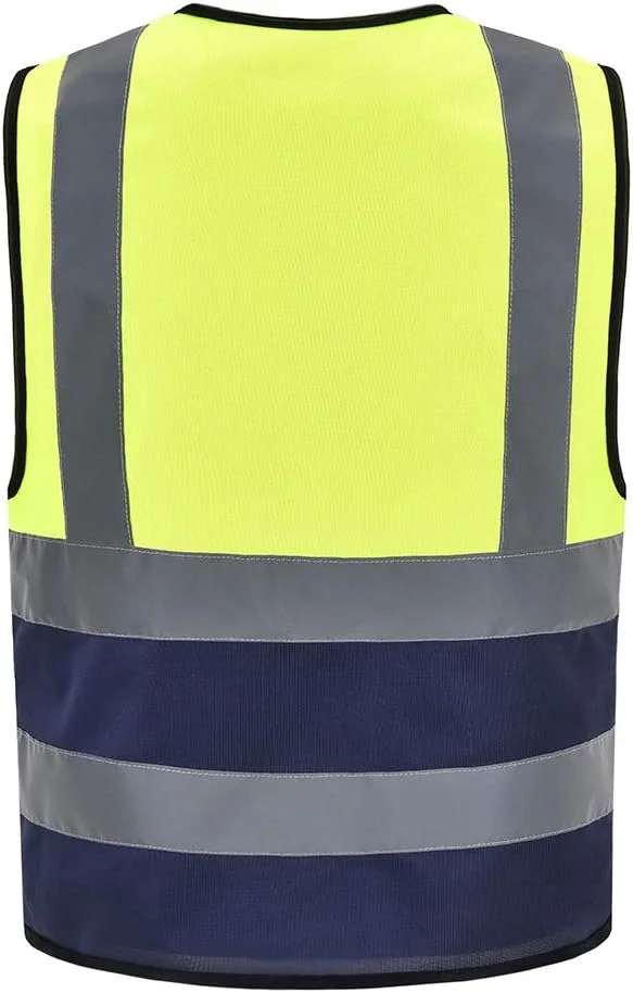 جلیقه ایمنی بازتابنده دید بالا AYKRM با 12 رنگ برای مردان (XS-8XL)