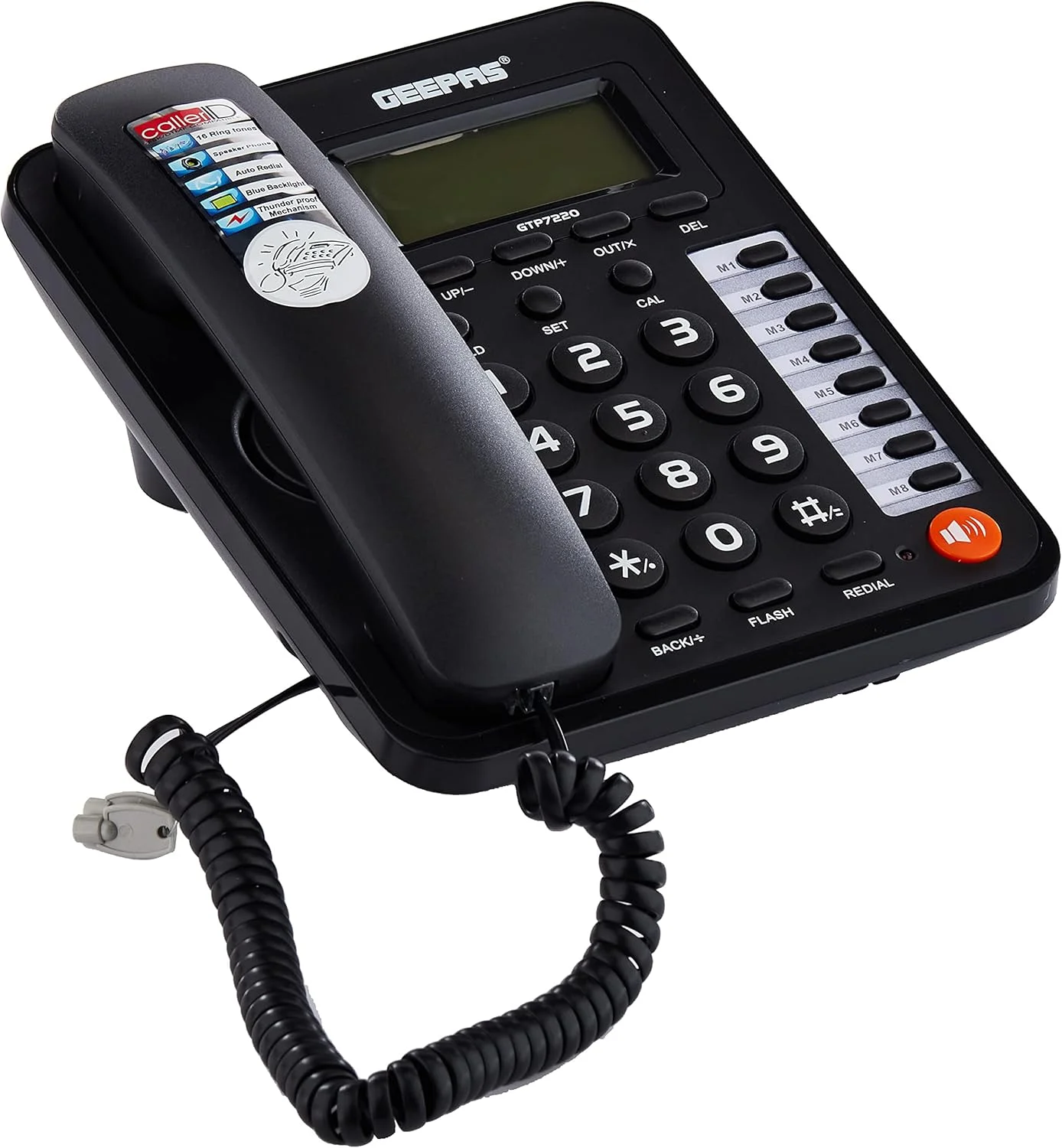تلفن مدیریتی جیپاس با قابلیت نمایش شماره تماس گیرنده - مدل GTP7220 - کیفیت ساخت عالی و طراحی کلاسیک | عملکرد هندزفری و شماره گیری مجدد خودکار تلفن مدیریتی جیپاس با قابلیت نمایش شماره تماس گیرنده - مدل GTP7220 - کیفیت ساخت عالی و طراحی کلاسیک | عملکرد هندزفری و شماره گیری مجدد خودکار