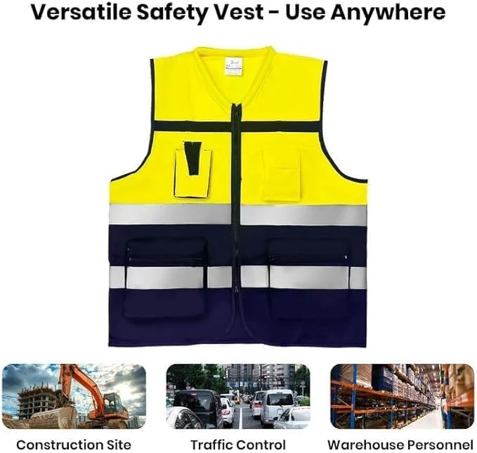 جلیقه ایمنی حرفه ای برای ساخت و ساز و انبار