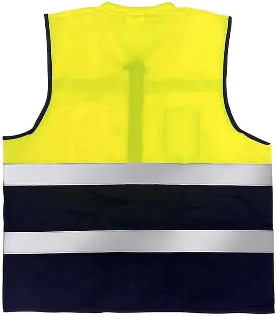 جلیقه ایمنی Remart با جیب های کاربردی و بست زیپی، جلیقه ایمنی پلی استر با دید 360 درجه بالا (Vest-017-زرد و مشکی) جلیقه ایمنی Remart با جیب های کاربردی و بست زیپی، جلیقه ایمنی پلی استر با دید 360 درجه بالا (Vest-017-زرد و مشکی)