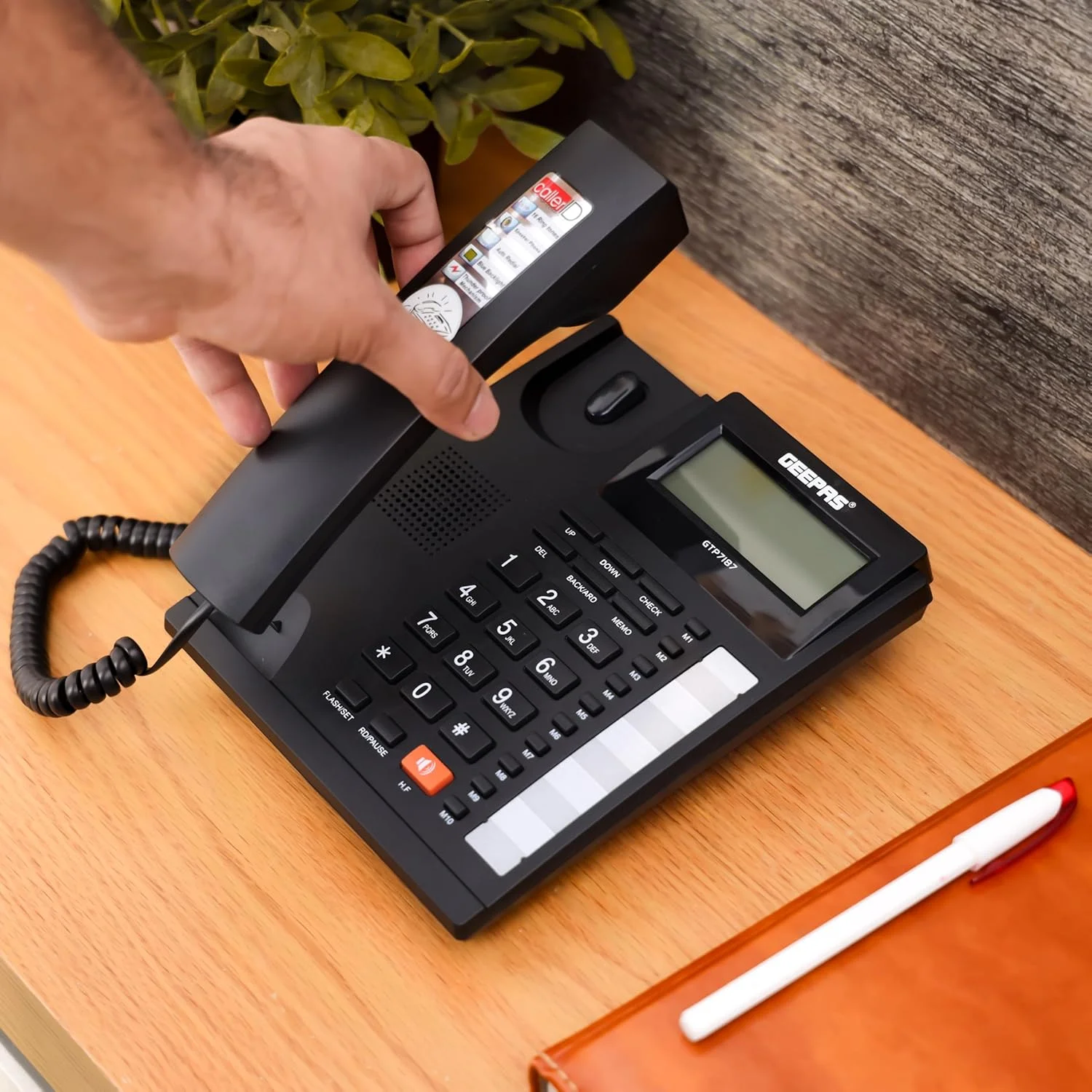 تلفن مدیریتی جیپاس مدل GTP7187 با قابلیت نمایش شماره تماس گیرنده (16 رقم) - ضبط 15 تماس خروجی و 50 تماس ورودی با قابلیت شماره گیری مجدد خودکار | تماس هندزفری تلفن مدیریتی جیپاس مدل GTP7187 با قابلیت نمایش شماره تماس گیرنده (16 رقم) - ضبط 15 تماس خروجی و 50 تماس ورودی با قابلیت شماره گیری مجدد خودکار | تماس هندزفری