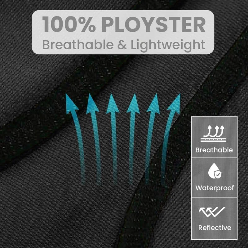 جلیقه ایمنی Remart با جیب های کاربردی و بست زیپی، دید 360 درجه پلی استر با دید بالا، بازتابنده، مناسب برای همه