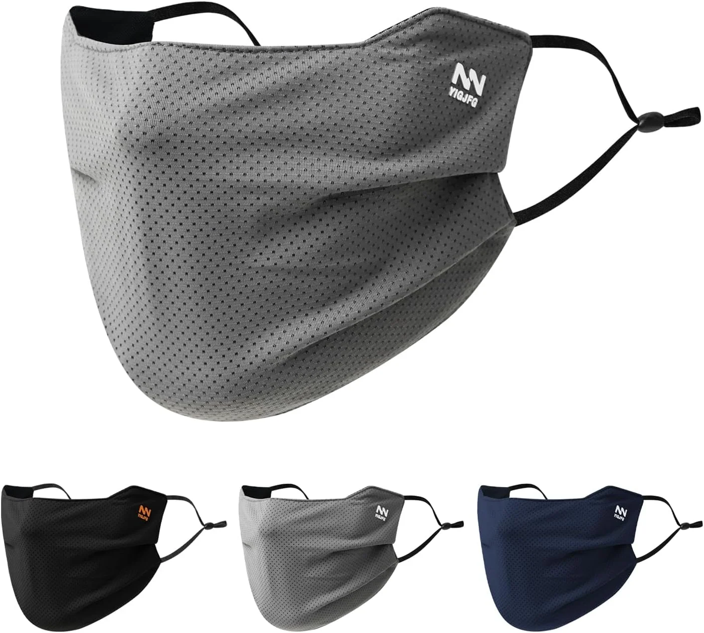 ماسک صورت محافظ UV قابل شستشو و استفاده مجدد برای محافظت در برابر آفتاب، مناسب موتورسواری، دویدن، ورزش و سایر ورزش ها - 3 عدد