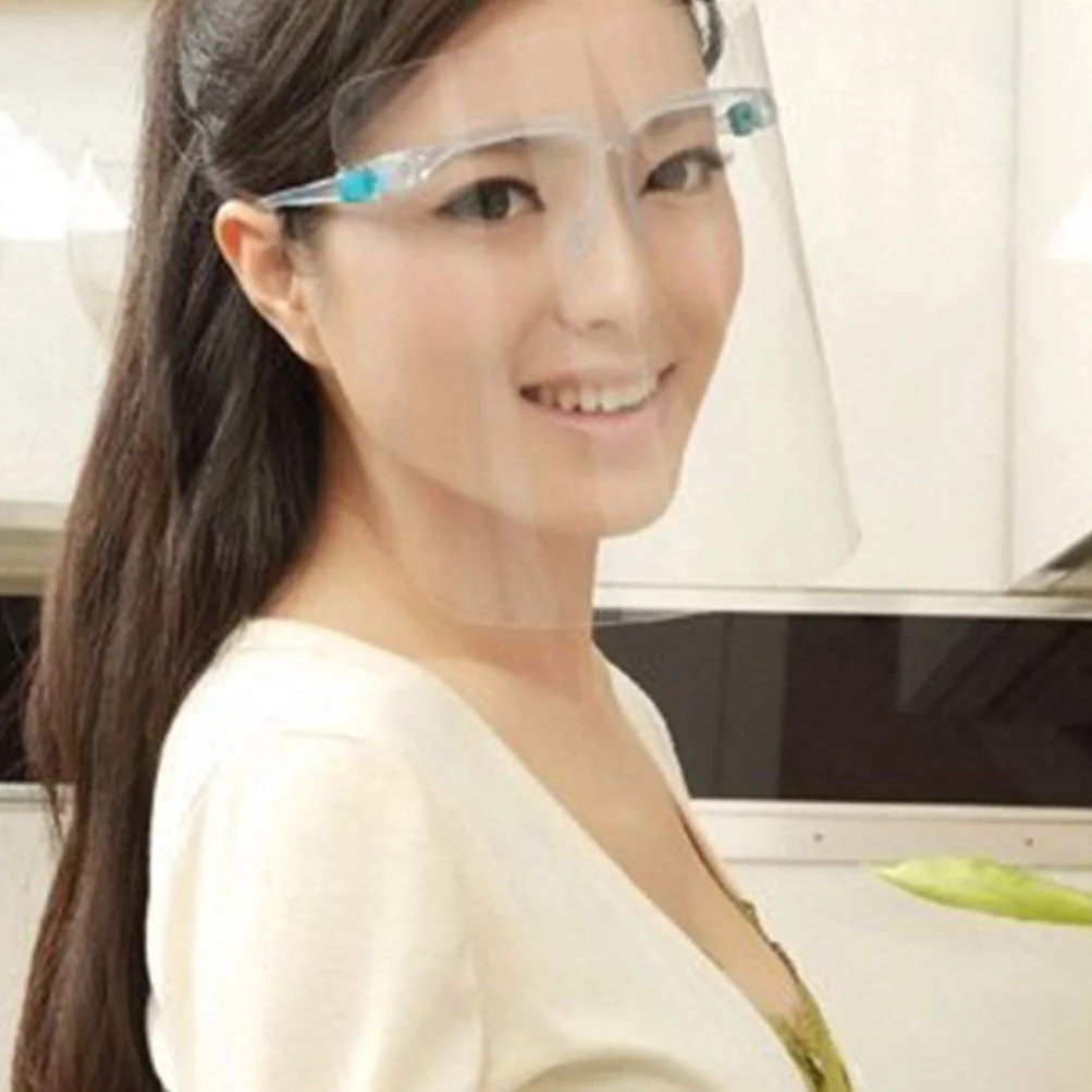 محافظ صورت ضد روغن تویاندونا، محافظ کامل صورت شفاف ضد پاشش بزاق و ضد مه، محافظ فیلم محافظ صورت کامل، 3 عدد