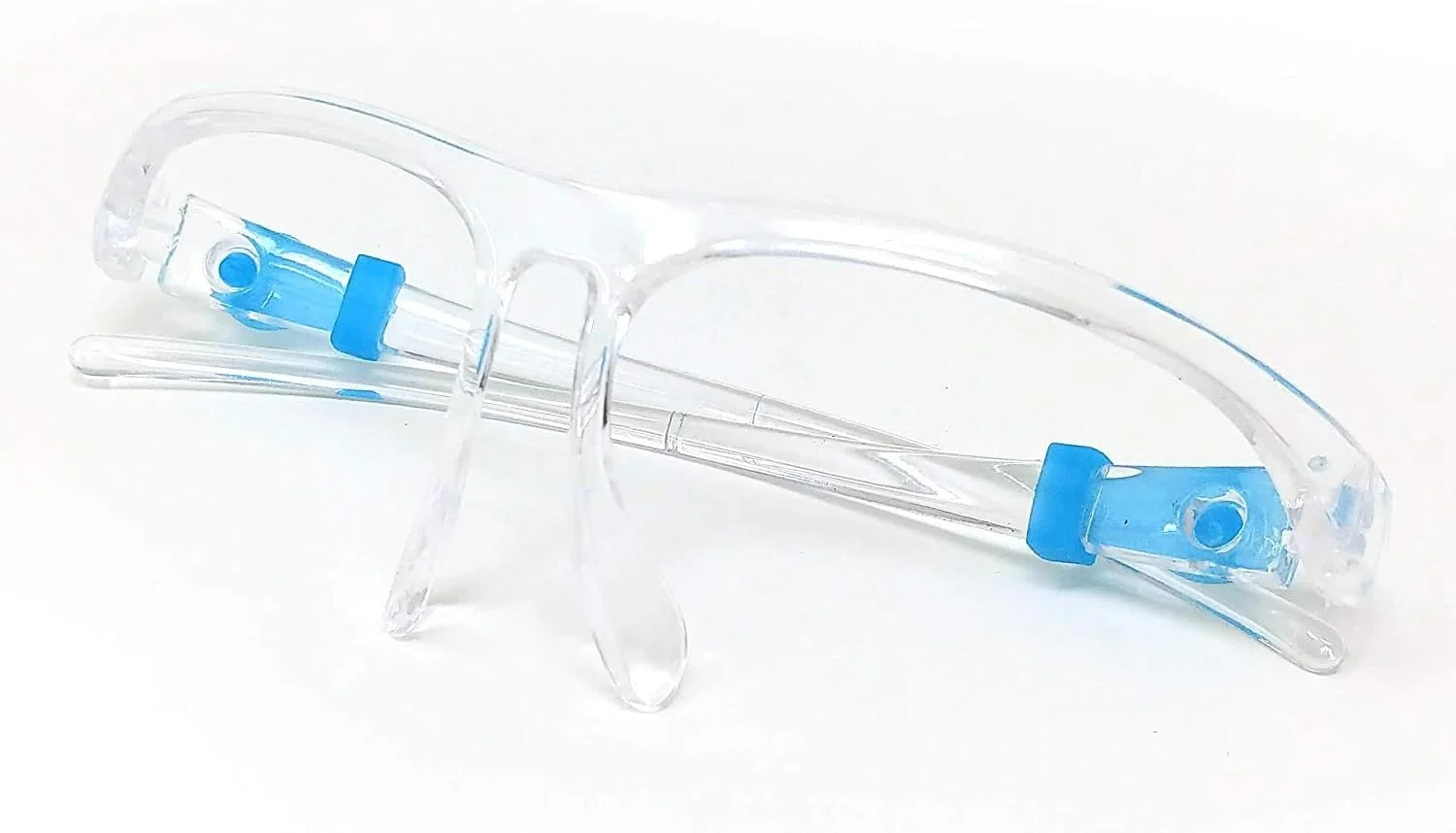 حراج شیلد صورت قابل شستشو، راحت و قابل استفاده مجدد، محافظ صورت و چشم کاملا شفاف در برابر قطرات و بزاق، فریم عینک PVC با کیفیت، ضد مه و نصب آسان - بسته 6 عددی