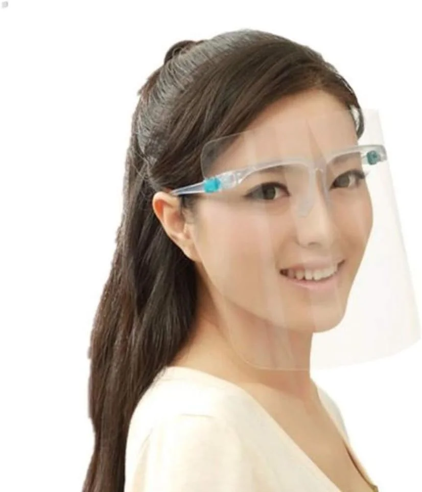 Reusable Protective Full Anti Fog Safety Visor Eye Face Shield Mask (Pack of 2)