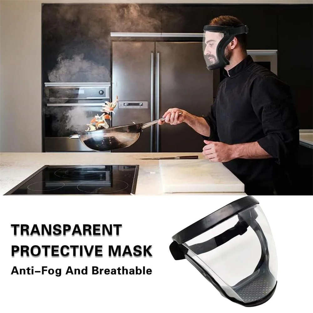 محافظ صورت، محافظ صورت ضد مه محافظتی، محافظ صورت کامل شفاف HD یونیسکس، محافظت از چشم، بینی، دهان قابل استفاده مجدد، ماسک محافظ صورت فوق العاده محافظ برای کار، با فیلترهای قابل تعویض محافظ صورت، محافظ صورت ضد مه محافظتی، محافظ صورت کامل شفاف HD یونیسکس، محافظت از چشم، بینی، دهان قابل استفاده مجدد، ماسک محافظ صورت فوق العاده محافظ برای کار، با فیلترهای قابل تعویض