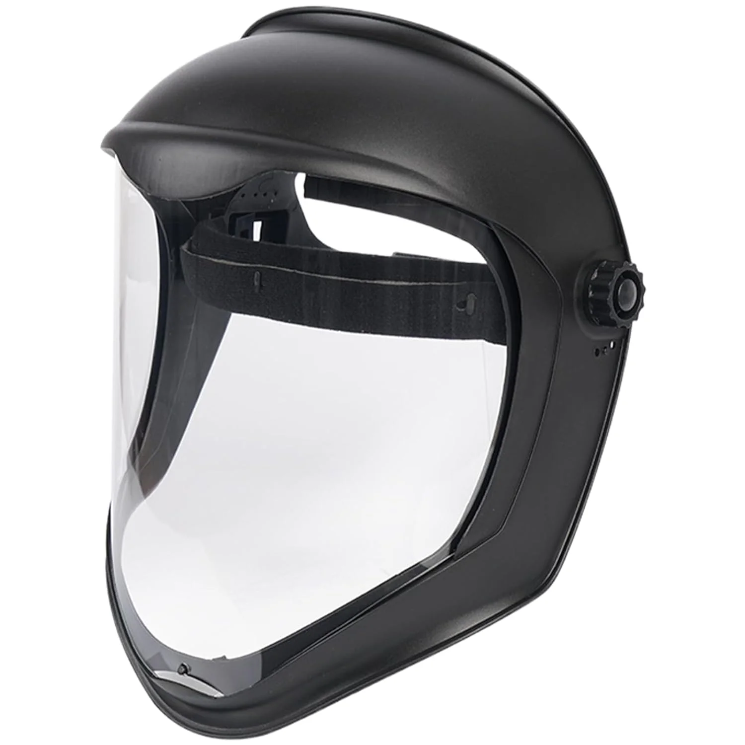 ماسک محافظ صورت کامل قابل تنظیم - ضد باد، ضد مه و پوشش محافظ صورت PC تنفسی برای مقاومت در برابر ضربه و محافظت در برابر دما