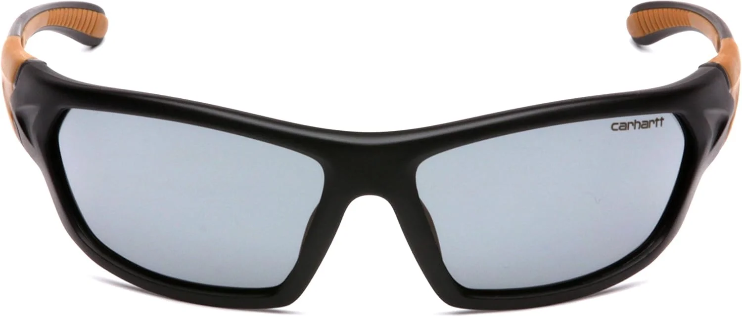 عینک ایمنی Carhartt CHB220DCC Carbondale، فریم مشکی/قهوه ای، لنز خاکستری عینک ایمنی Carhartt CHB220DCC Carbondale، فریم مشکی/قهوه ای، لنز خاکستری