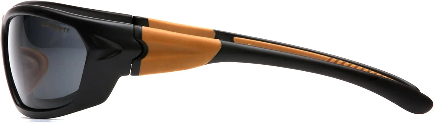 عینک ایمنی Carhartt CHB220DCC Carbondale، فریم مشکی/قهوه ای، لنز خاکستری عینک ایمنی Carhartt CHB220DCC Carbondale، فریم مشکی/قهوه ای، لنز خاکستری