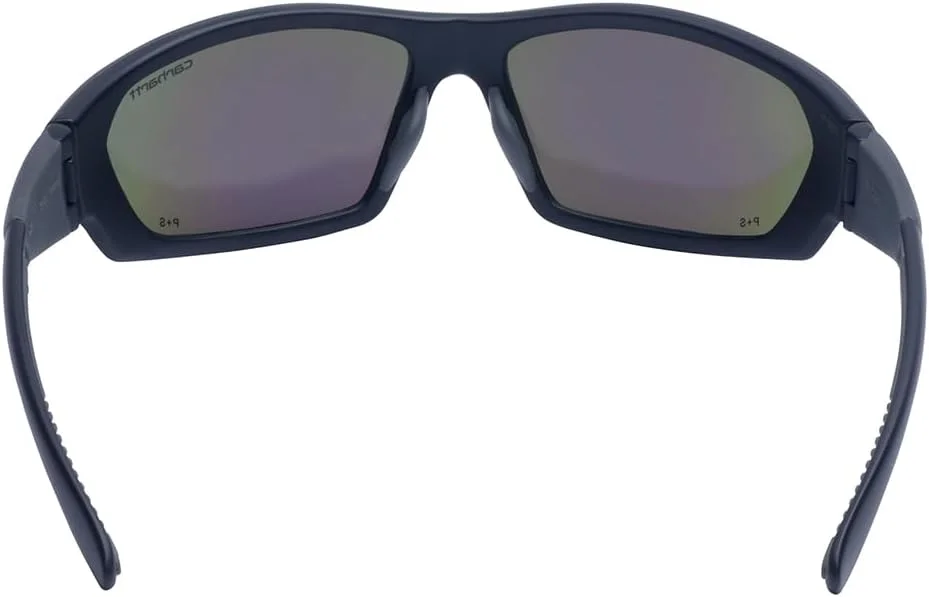 عینک آفتابی ایمنی Carhartt Carbondale با لنز ضد مه آینه ای سبز و فریم مشکی/خاکستری دارای استاندارد ANSI عینک آفتابی ایمنی Carhartt Carbondale با لنز ضد مه آینه ای سبز و فریم مشکی/خاکستری دارای استاندارد ANSI