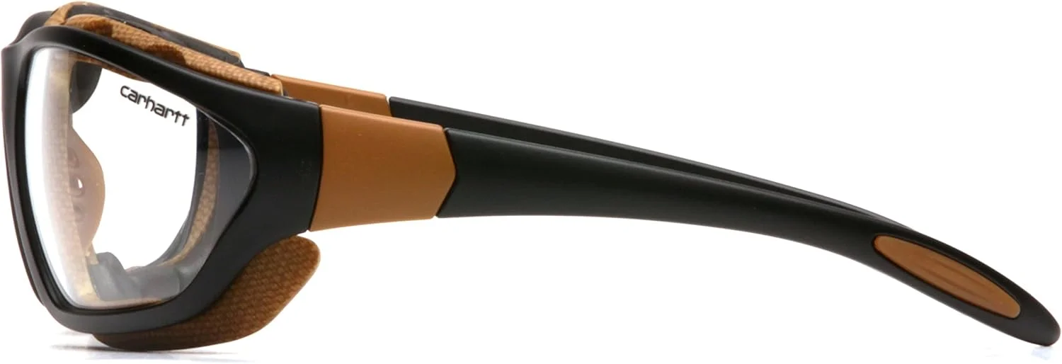 عینک ایمنی Carhartt Carthage با محفظه فوم دار تهویه شده و لنز ضد بخار شفاف عینک ایمنی Carhartt Carthage با محفظه فوم دار تهویه شده و لنز ضد بخار شفاف